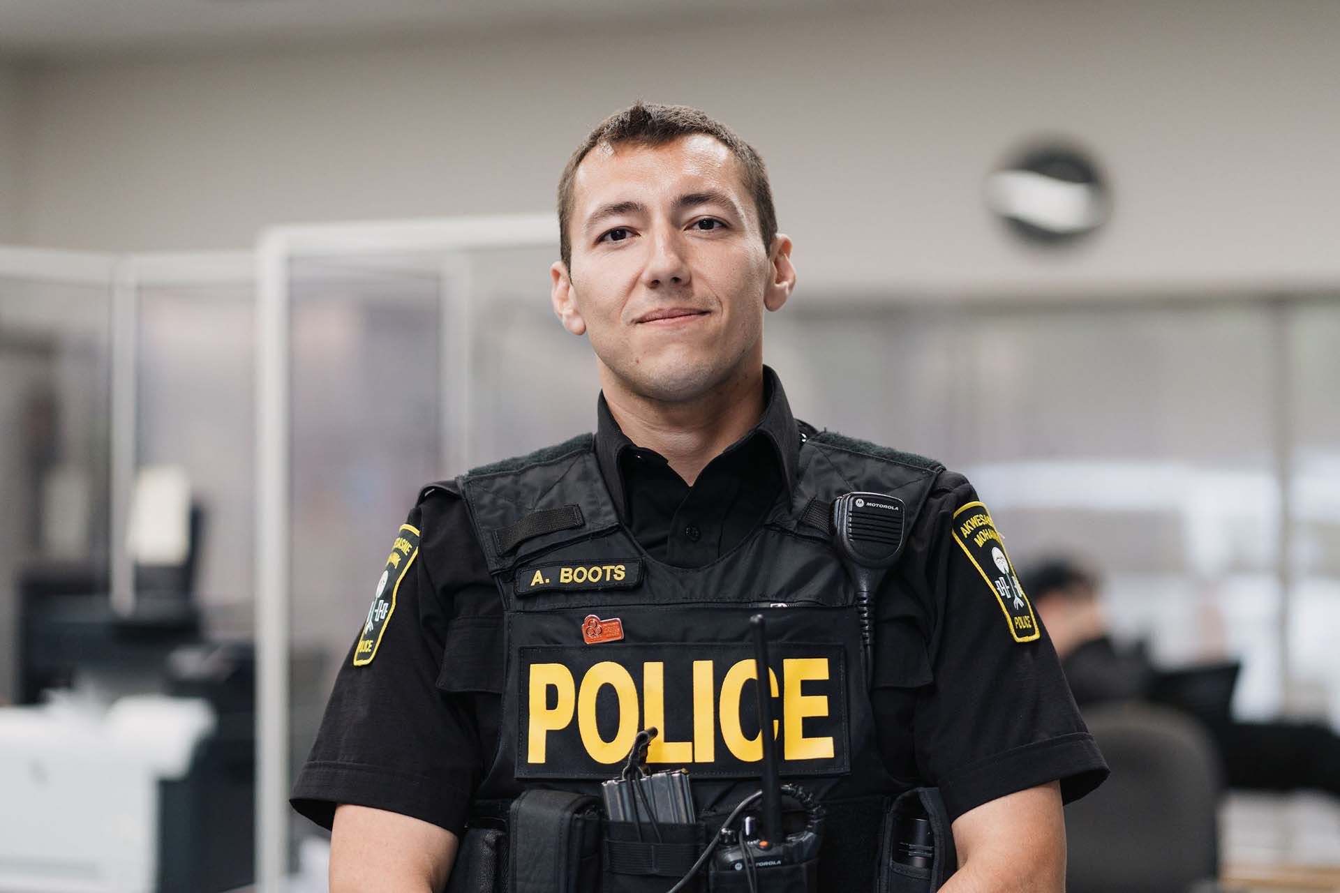 Akwesasne Mohawk police officer