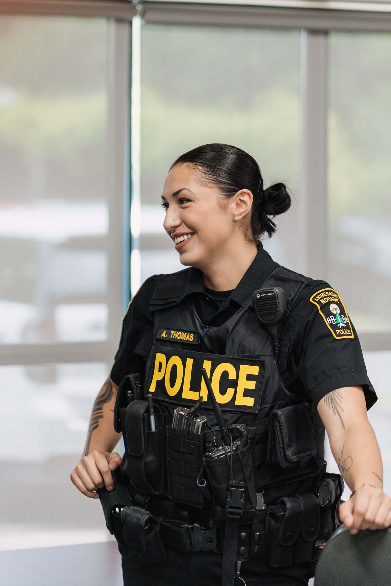 Akwesasne Mohawk police officer