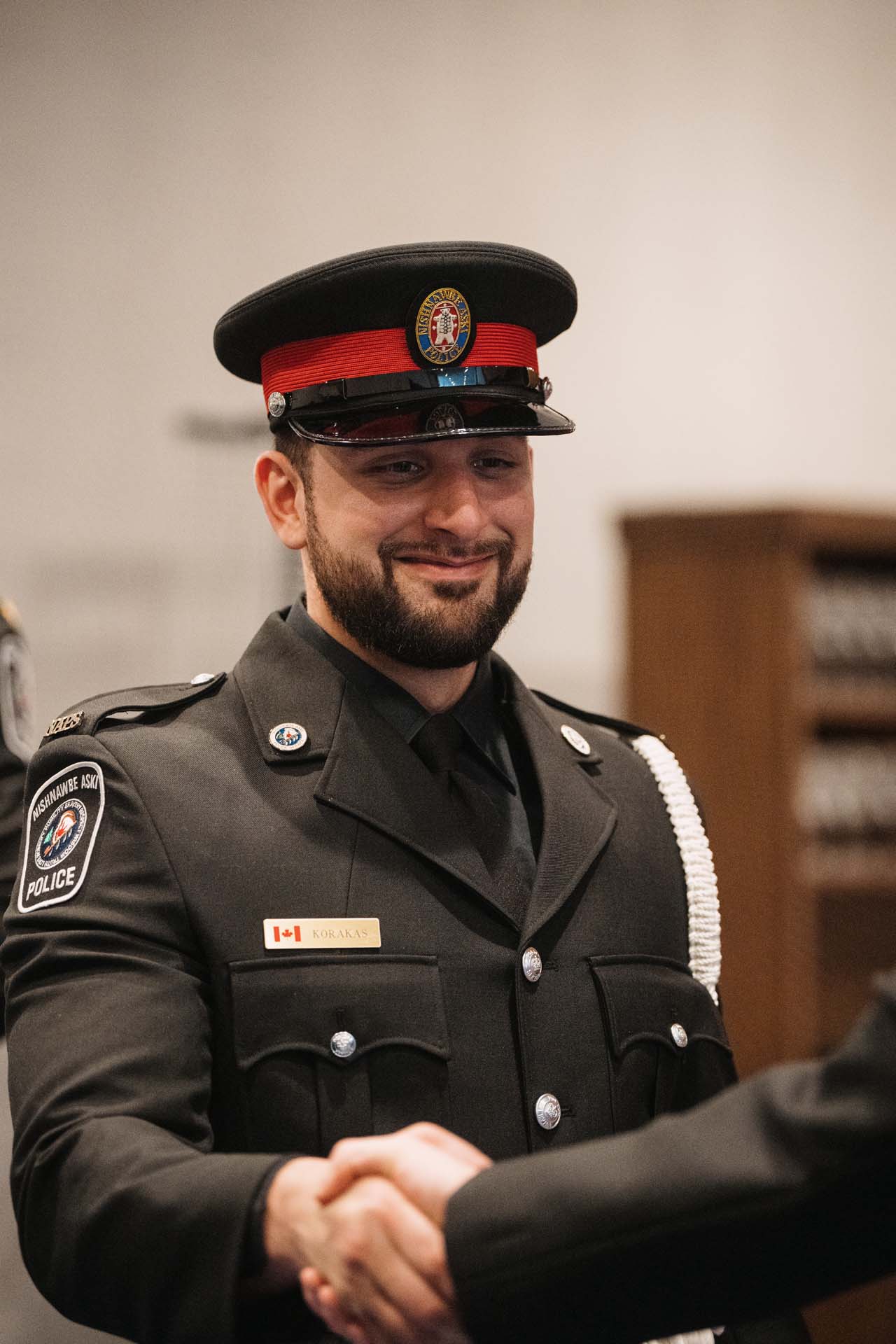 Nishnawbe Aski Police officer in uniform